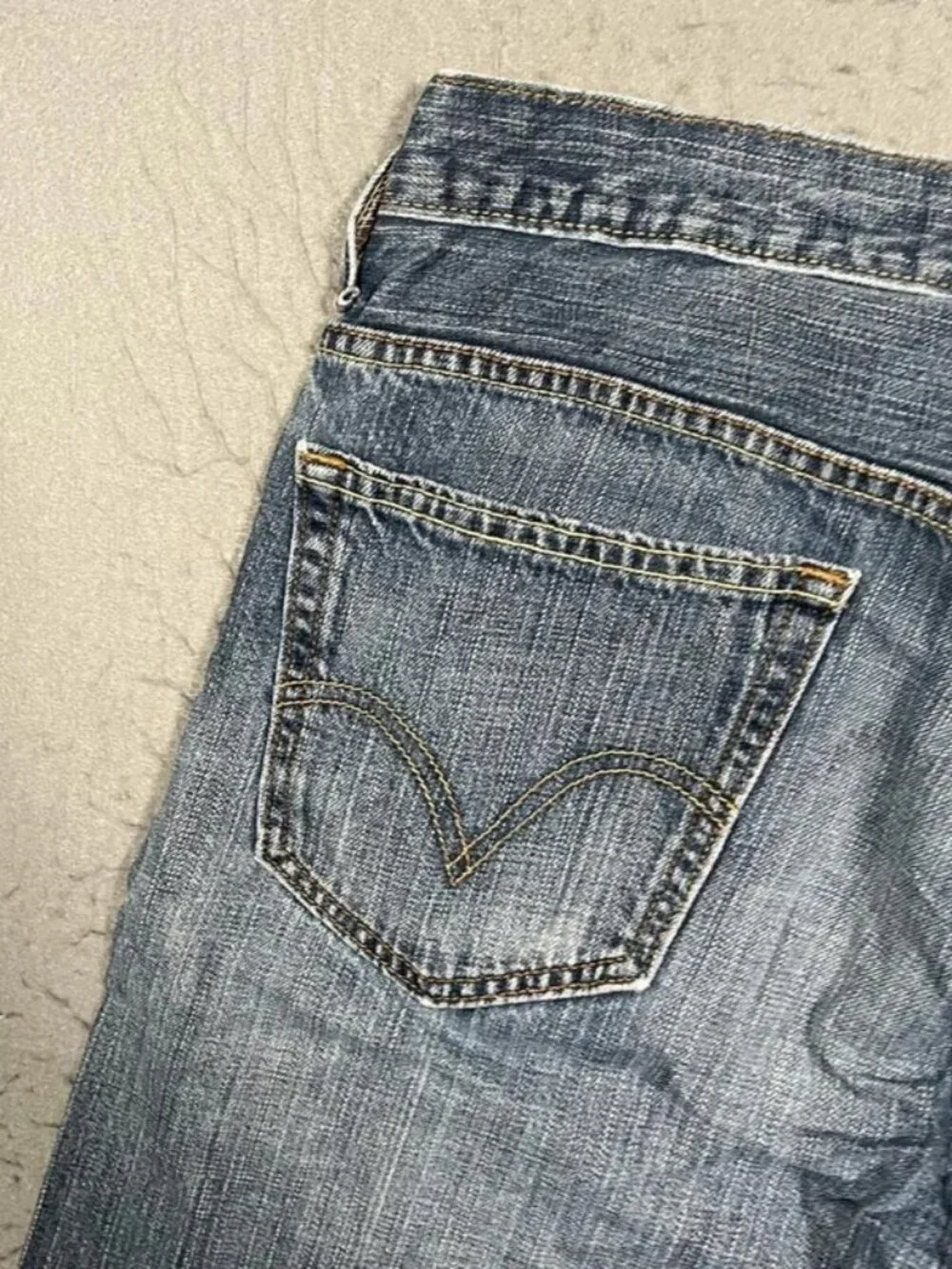 Levi’s 569 Blue Baggy Denim Shorts Y2K Skater W33 I9